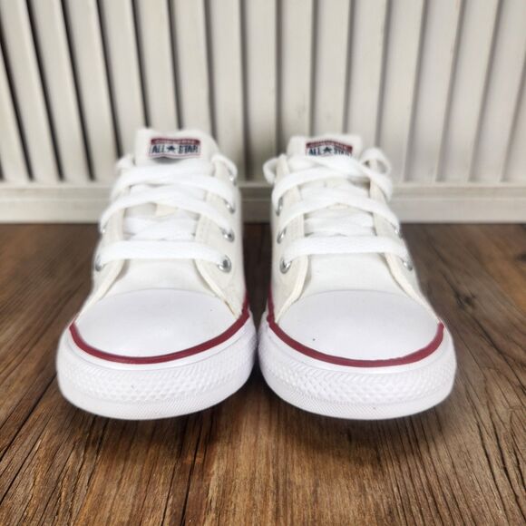 Converse Chuck Taylor All Star Infant Size 9 Optical White Canvas Shoes 7J256 - Picture 3 of 11